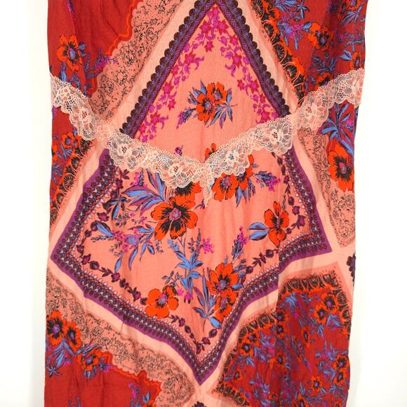 Free People Stevie Scarf Print Maxi Dress Size XS NWT - Picture 5 of 13